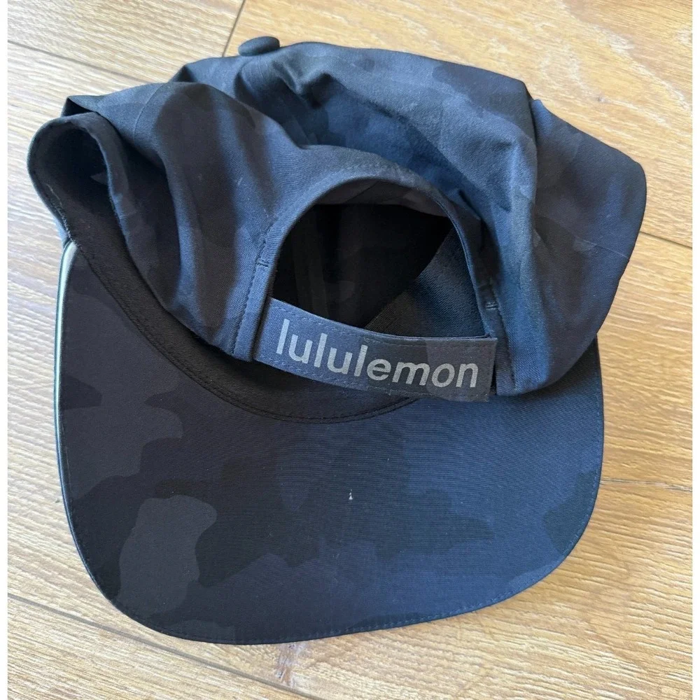 Lululemon Lightspeed‎ Run Hat Incognito Camo Multi Adjustable Athletic Cap